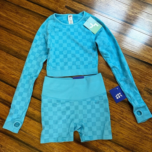 JoyLab Other Seamless Cropped Top And Bike Shorts 35 Poshmark